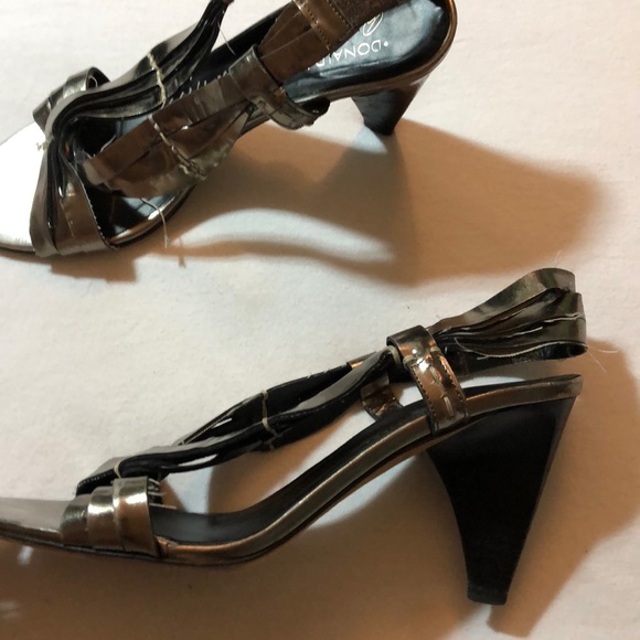 Donald Pliner Metallic Heels - Picture 3 of 3